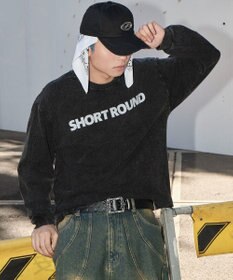 WEGO 【ユニセックス着用ITEM】ケミカルウォッシュグラフィックT（LS）