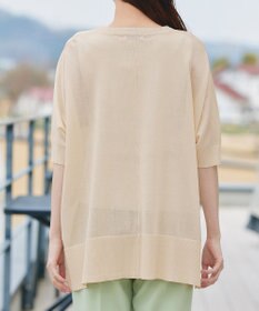 Tiaclasse 【新色追加】サラサラUVシアーニットドルマントップス