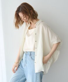YECCA VECCA ストライプ柄シャツ