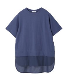 Green Parks 布帛レイヤー半袖チュニック