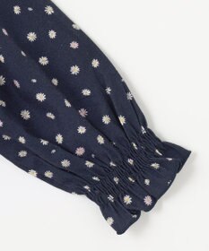 組曲 KIDS 【150-160cm】モノトーン花柄 ワンピース