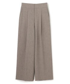 uncrave ウォッシャブルウールライクツイル ワイドパンツ