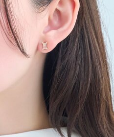 Phoebe 【金属アレルギー対応】クラシックバケットビジューセラミックピアス/ニッケルフリー（片耳）