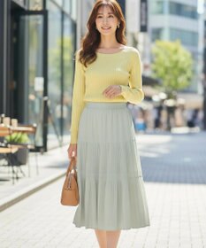 ANY SIS L 【洗える】キュウシンRIB ニット