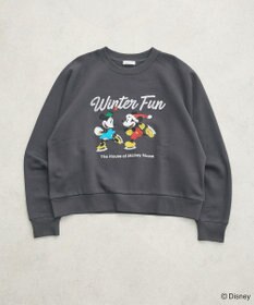 Green Parks ミッキー＆フレンズ／半起毛裏毛プルオーバー