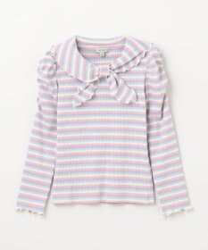 ANY KIDS リボン テレコボーダー Ｔシャツ