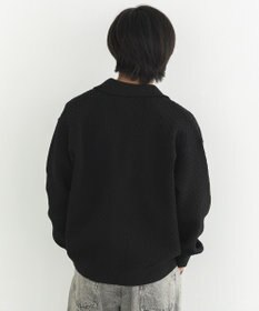 CRAFT STANDARD BOUTIQUE 柄編みニットシャツカーディガン