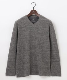 JOSEPH ABBOUD 【サスティナブル素材/柔らかな肌触り/ジャパンファブリック】 コットンラフィー Vネック Ｔシャツ