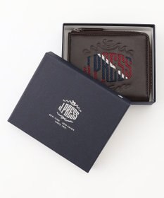 J.PRESS MEN 【MORPHO×J.PRESS】オーセンティックレジメンタル マルチウォレット(Ｌ字ラウンドファスナー)