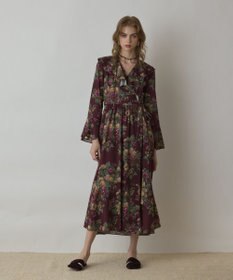 GRACE CONTINENTAL ボタニカルベリープリントワンピース