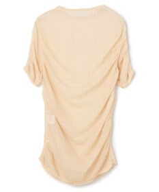 BEIGE， TOPAZ / アレンジギャザー ニット