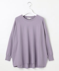 自由区 L 【WEB限定カラーあり】レーヨンストレッチ ニットT