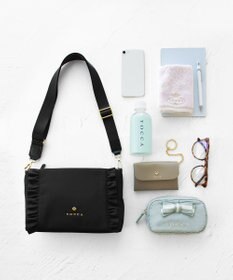 TOCCA 【撥水】TRIM WAVES POCHETTE ポシェットバッグ