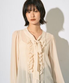 YECCA VECCA 【archive】フリルボウタイブラウス