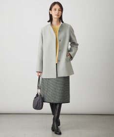 J.PRESS LADIES L 【リバーシブル】リバーチェック スカート