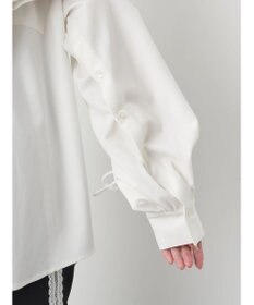 earth music&ecology リボンポイントシャツチュニック