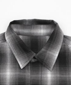 WEGO 【ユニセックス着用ITEM】グラフィックオンブレチェックシャツ（SS）