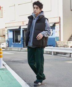 WEGO 【ウエストゴム/SMLサイズ展開/ユニセックス着用ITEM】チノイージーストレートパンツ