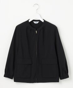 J.PRESS LADIES L 【WEB限定・洗える】ボイルドワッシャー ブルゾン