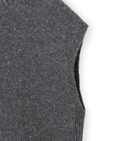 ICB L 【30th ANNIVERSARY】 カシミヤブレンドルレックス ハイネックニットベスト