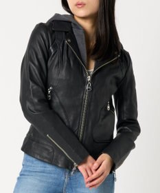 woadblue ＜DOMA＞HOODIE JACKET BLACK