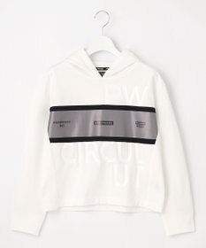 PW CIRCULUS 【WOMEN】【洗える/軽量】裏毛 ロゴ フーデッド プルオーバー ゴルフウェア レディース