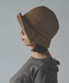 AND WOOL 〈UVカット加工〉〈軽くて折りたためる〉サイドタックの帽子