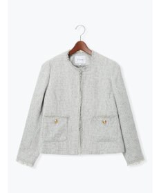 Te chichi 【セレモニーアイテム】ツイードノーカラージャケット