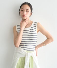 earth music&ecology ニットタンクトップ
