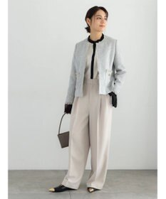 Te chichi 【セレモニーアイテム】ツイードノーカラージャケット