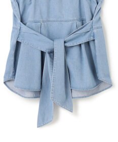 23区 【洗える】ライトダンガリー ビスチェ