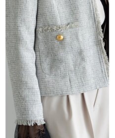 Te chichi 【セレモニーアイテム】ツイードノーカラージャケット