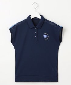 23区GOLF 【WOMEN】【吸水速乾/UVカット】メッシュフレンチポロシャツ