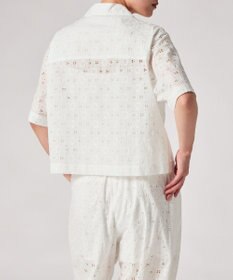 Paul Smith アイレットレース 半袖 シャツ