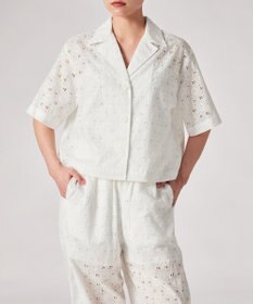 Paul Smith アイレットレース 半袖 シャツ