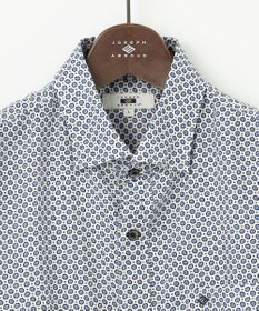 JOSEPH ABBOUD 【キングサイズ・エコ素材】 ヘキサゴンジオメトリックパターン シャツ