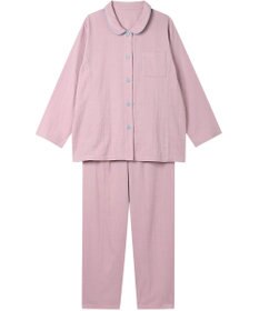 Wing パジャマ 綿100%(本体) 二重ガーゼ 3Lまで対応 大きいサイズ 長袖 長ズボン レディース EP1000 ウイング／ワコール