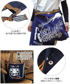 ROOTOTE 1974【A4サイズ収納】RT.トール.クールジャパン.マエカケ-B