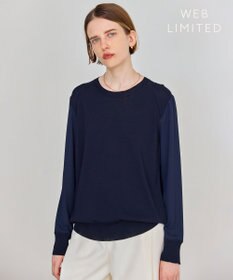 BEIGE， 【WEB限定・洗える】LECERF / ドッキングニットトップス
