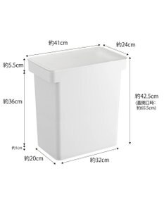 tower 密閉米びつ タワー 20kg 計量カップ付 ホワイト