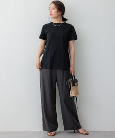 23区 【SLOW/一部店舗限定】MVSコットン バックデザイン Tシャツ