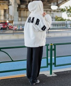 WEGO 【ユニセックス着用ITEM/MLサイズ展開】エコファーグラフィックブルゾン