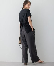 23区 【SLOW/一部店舗限定】MVSコットン バックデザイン Tシャツ