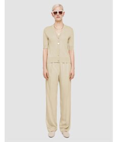 JOSEPH 【洗える】スーパーファインコットンシルク　ショートスリーブカーディガン