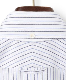 J.PRESS MEN 【KING SIZE】【PREMIUM PLEATS / 形態安定】スーピマコットンオルタネートストライプ  シャツ/B.D.