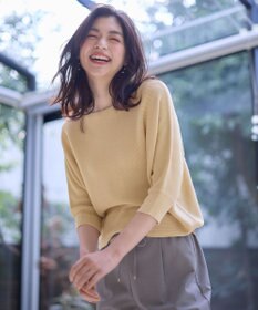 ANY L 【洗濯機可/UVカット】アクリルガータードルマンニット