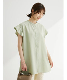 Green Parks 接触冷感　比翼シャツチュニック