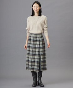 J.PRESS LADIES L 【洗える】WOOL BLEND AIR クルーネック ニット
