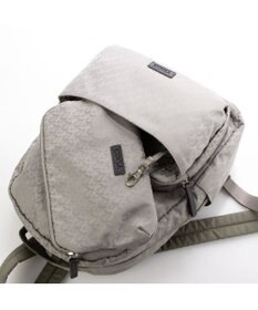 Y'SACCS ポーチ付きモノグラムバックパック