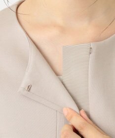 自由区 L 360°FREEウォッシャブノーカラージャケット